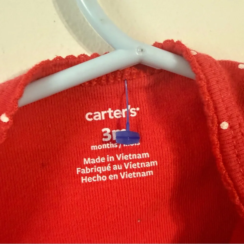 Carter's Red Polka Dot Bodysuit‎